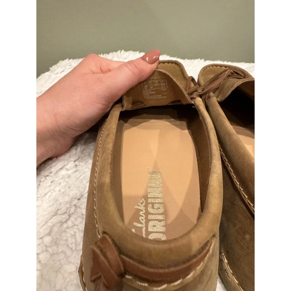 Clarks Godney Moccasin US 11 American tan leather